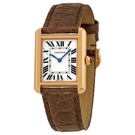 cinturini tank cartier|cartier leather tank watch.